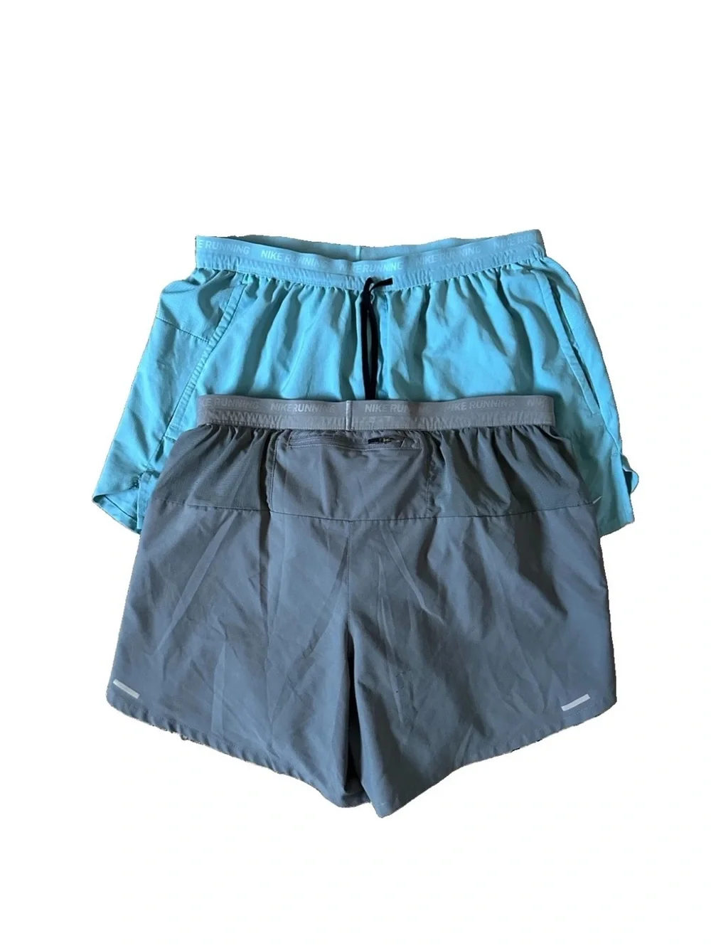 [Lot Of 2] Nike Stride 2 in 1 Running Shorts Men L Teal Blue 7